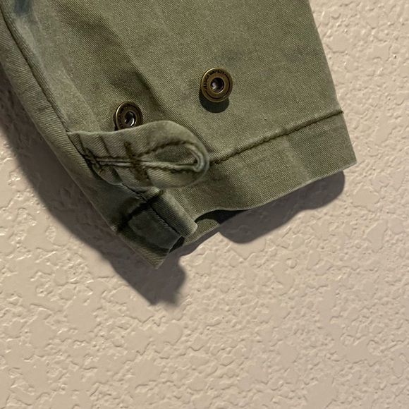 Jessica Simpson Green Utility Jacket with Peplum Waist - Picture 7 of 15